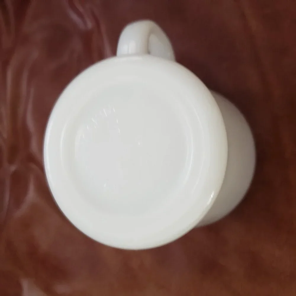 Vintage FIRE KING Oven Ware MUG CUP with D Handle; Flat Bottom - Picture 4 of 5
